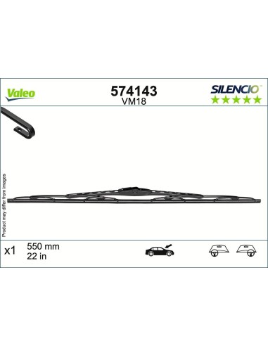Valeo VM18 574143 – escobillas delantero | Recambios Colmenar