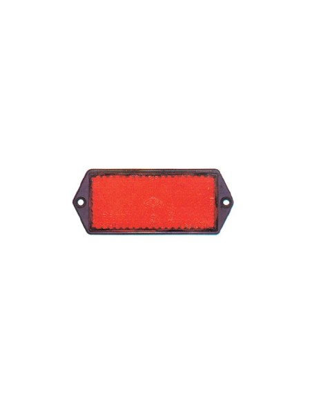Catadióptrico Reflector Trasero Rojo Homologado (125,5 x 51,5 mm)
