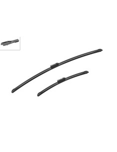 Juego de 2 escobillas delanteras planas Bosch Aerotwin A557S…