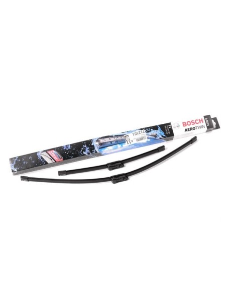 Juego de 2 escobillas delanteras planas Bosch Aerotwin A557S…