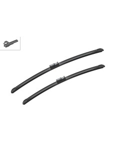 Juego de 2 escobillas delanteras planas Bosch Aerotwin A927S…