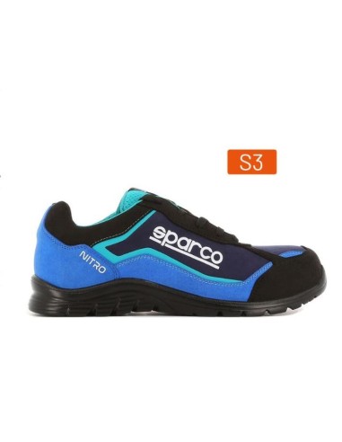 Sparco Calzado de Seguridad Nitro S3 para Protección Industrial y Trabajo Seguro