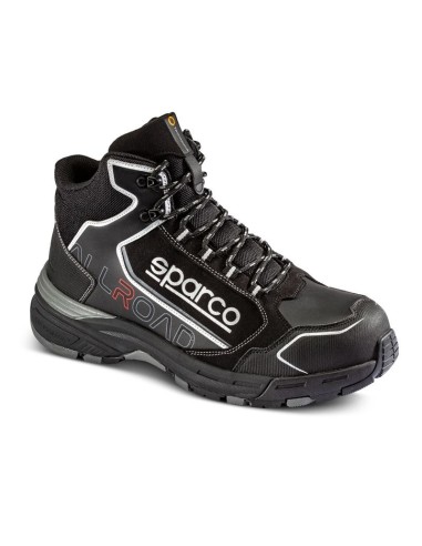 Sparco Botín Laboral Allroad Sparco en Piel Nobuck Impermeable con Collarín de Nylon y Suela Phylon Goma Crossgrip