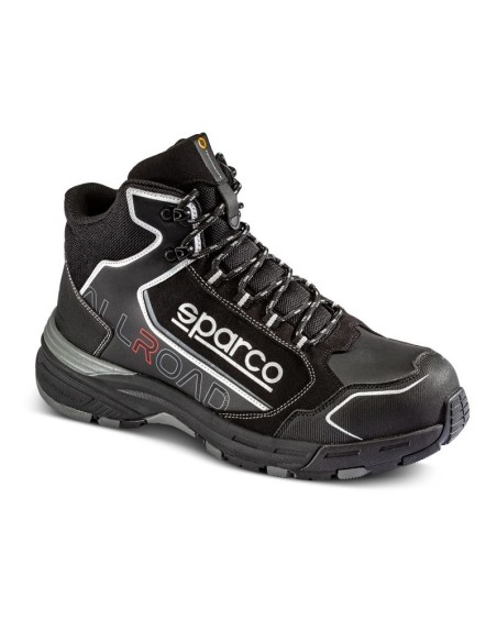 Sparco Botín Laboral Allroad Sparco en Piel Nobuck Impermeable con Collarín de Nylon y Suela Phylon Goma Crossgrip