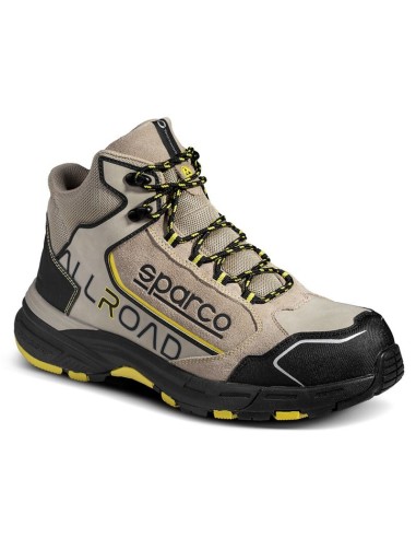 Sparco Botín Laboral Allroad Sparco en Piel Nobuck Impermeable con Collarín de Nylon y Suela Phylon Goma Crossgrip
