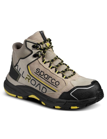 Sparco Botín Laboral Allroad Sparco en Piel Nobuck Impermeable con Collarín de Nylon y Suela Phylon Goma Crossgrip