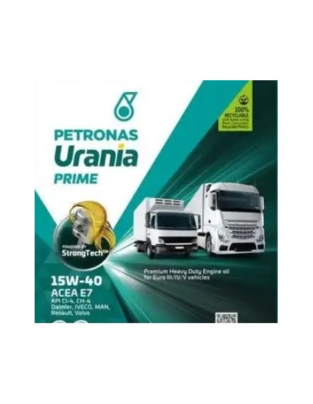 Aceite motor diésel 15W-40 URANIA PRIME E7 200 L – 88018251EU