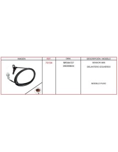 Sensor ABS Delantero Izquierdo Fuso Canter Ref  OEM MK584727 265008644
