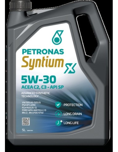 Aceite de Motor Sintético Petronas Syntium X 5W-30 5 Litros