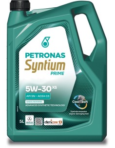 Aceite de Motor Sintético Petronas Syntium Prime 5W-30 XS CoolTech 5 Litros
