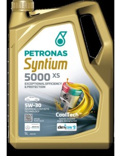 Aceite de Motor Sintético Petronas Syntium 5000 XS 5W-30 CoolTech 5 Litros