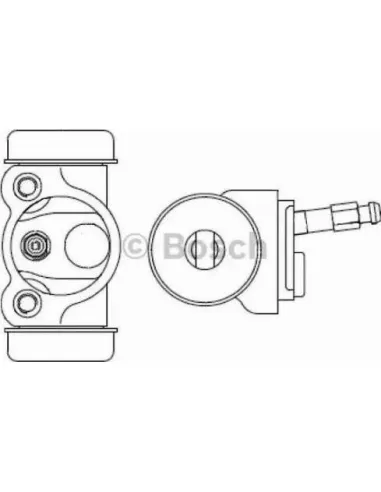 Cilindro de freno de rueda Bosch 986475900