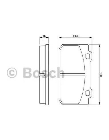 Juego de pastillas de freno Bosch 986424117
