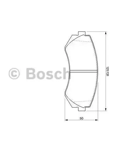 Juego de pastillas de freno Bosch 986424489