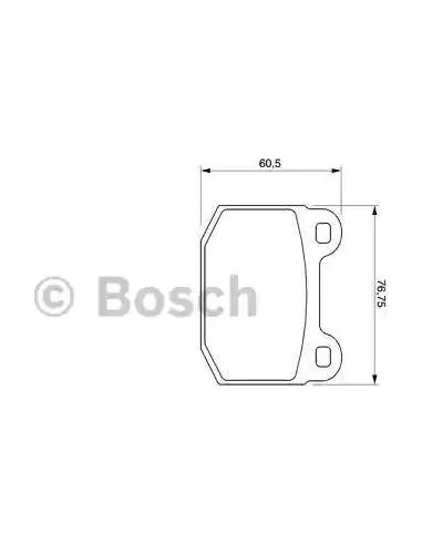 Juego de pastillas de freno Bosch 986424742