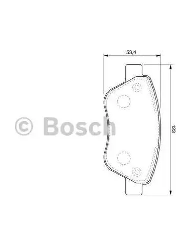 Juego de pastillas de freno Bosch 986424784