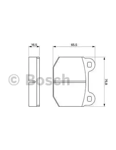 Juego de pastillas de freno Bosch 986463232