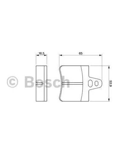 Juego de pastillas de freno Bosch 986465751