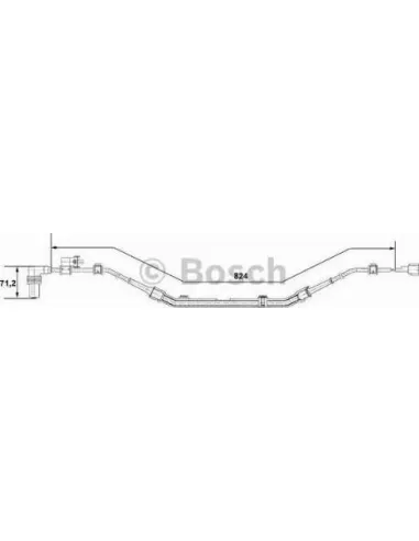 Sensor, revoluciones de la rueda Bosch 265001275