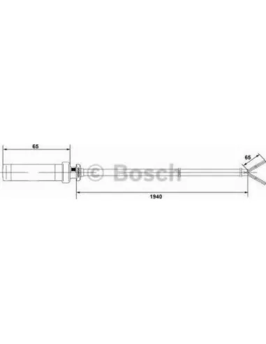 Sensor, revoluciones de la rueda Bosch 265004029