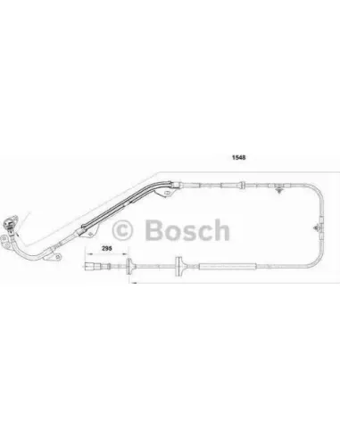 Sensor, revoluciones de la rueda Bosch 265006106