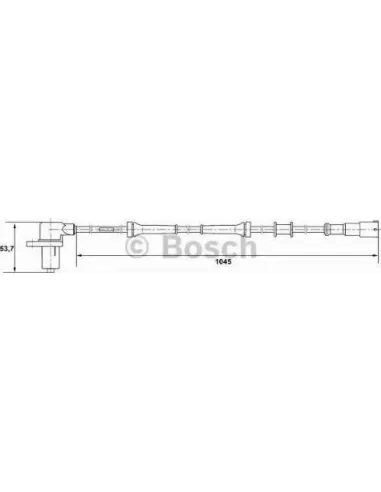 Sensor, revoluciones de la rueda Bosch 265006162