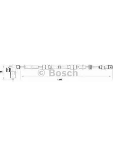 Sensor, revoluciones de la rueda Bosch 265006200