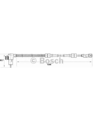 Sensor, revoluciones de la rueda Bosch 265006208