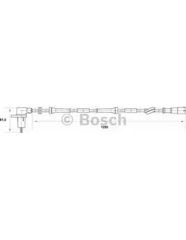 Sensor, revoluciones de la rueda Bosch 265006300