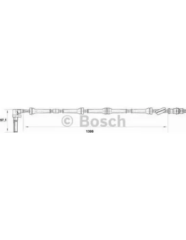 Sensor, revoluciones de la rueda Bosch 265007021