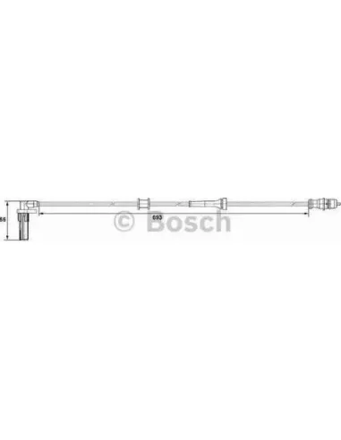 Sensor, revoluciones de la rueda Bosch 265007531