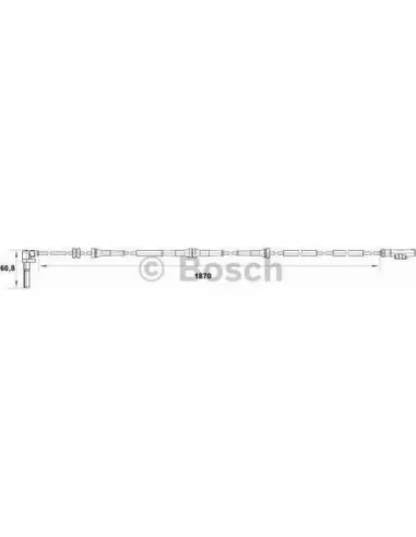 Sensor, revoluciones de la rueda Bosch 265007542