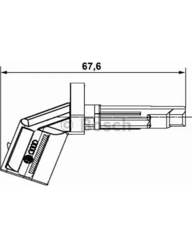 Sensor, revoluciones de la rueda Bosch 265007930