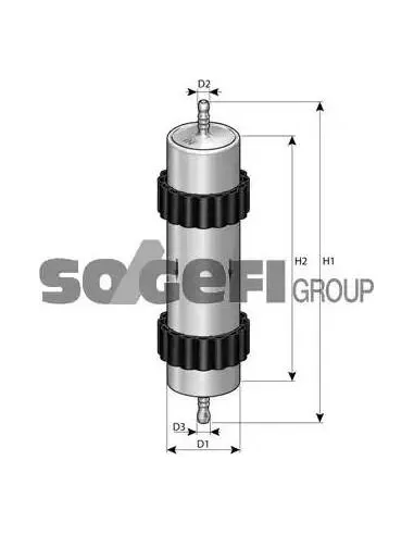 FCS809 Filtro combustible Purflux en Oferta