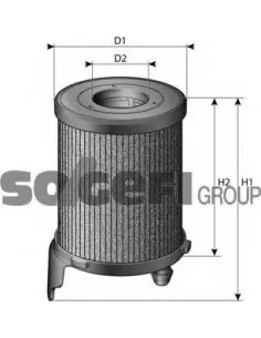 L343B Filtro de aceite Purflux en Oferta