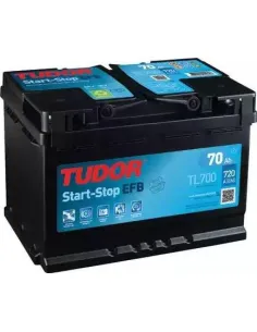 TUDOR - TL700 - Batería de arranque 12V 70AH 720EN...