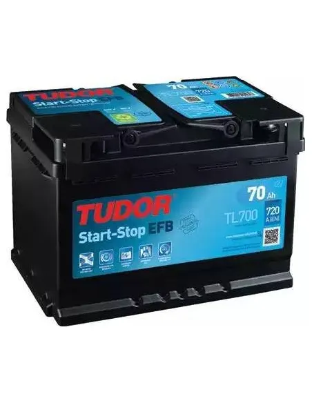 Batería Tudor EFB TL700 70Ah 760A 12V