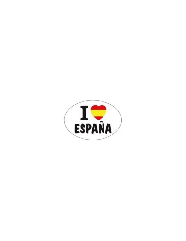 Adhesivo I Love España 6X8 Cm