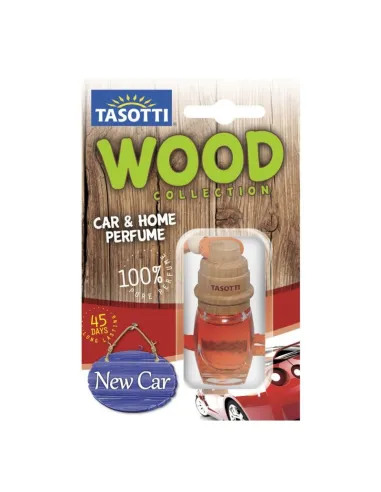 Ambientador Tasotti Madera Para Colgar Coche Nuevo 7 Ml.