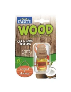 Ambientador Tasotti Madera Para Colgar Coco Y Maracuyá 7 Ml.
