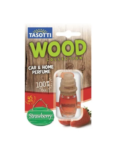 Ambientador Tasotti Madera Para Colgar Fresa 7 Ml.