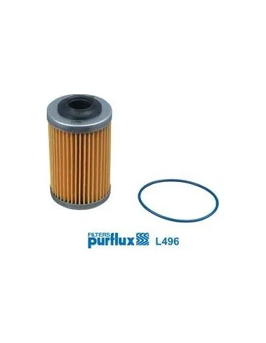 L496 Filtro de aceite Purflux en Oferta