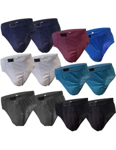 Calzoncillo Slip Caballero Colores Lisos Surtidos Talla...