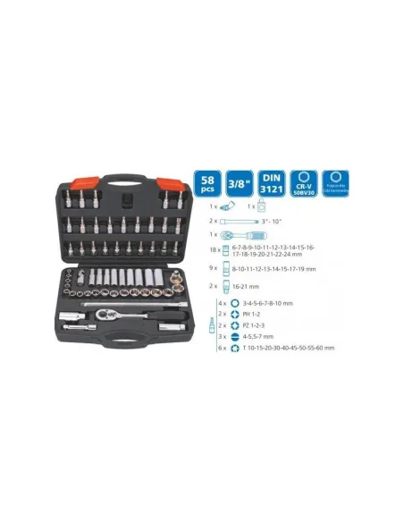 Estuche de Clips Plásticos Mitsubishi 134PCS JBM 13096