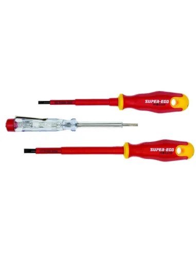 Destornilladores  Electricista Super Ego 3 Piezas