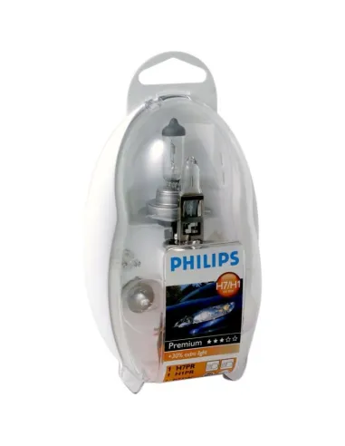 Lampara H1/H7 Easy Kit Philips 12V (Caja 5 Unidades)