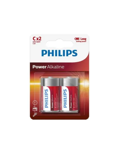 Pila Alkalina Philips Lr14 (Blister 2 Unidades)