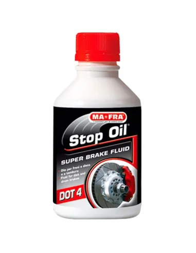 Liquido Para Frenos Stop Oil Dot 4 Mafra 250 Ml.