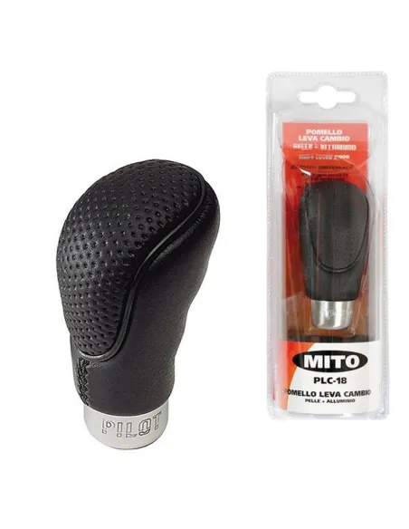 Pomo Cambio Cuero Negro "Mito"