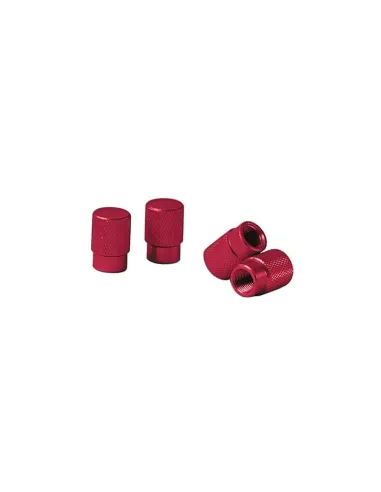 Tapones Valvula Sport Cap Round Rojo